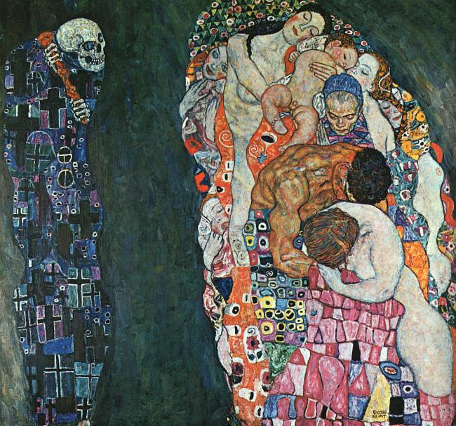 Gustav Klimt Death and Life Sweden oil painting art